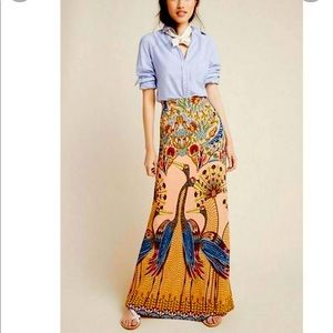 Beautiful Anthropologie Farm Rio colorful print skirt